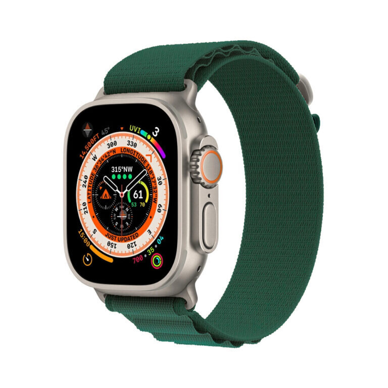Beep Alpine Loop Watch Band Green kaina ir informacija | Išmaniųjų laikrodžių ir apyrankių priedai | pigu.lt