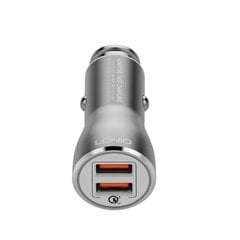 Автомобильное зарядное устройство LDNIO C407Q Quick Charge 3.0 + 2x USB 3A + USB кабель цена и информация | Зарядные устройства для телефонов | pigu.lt