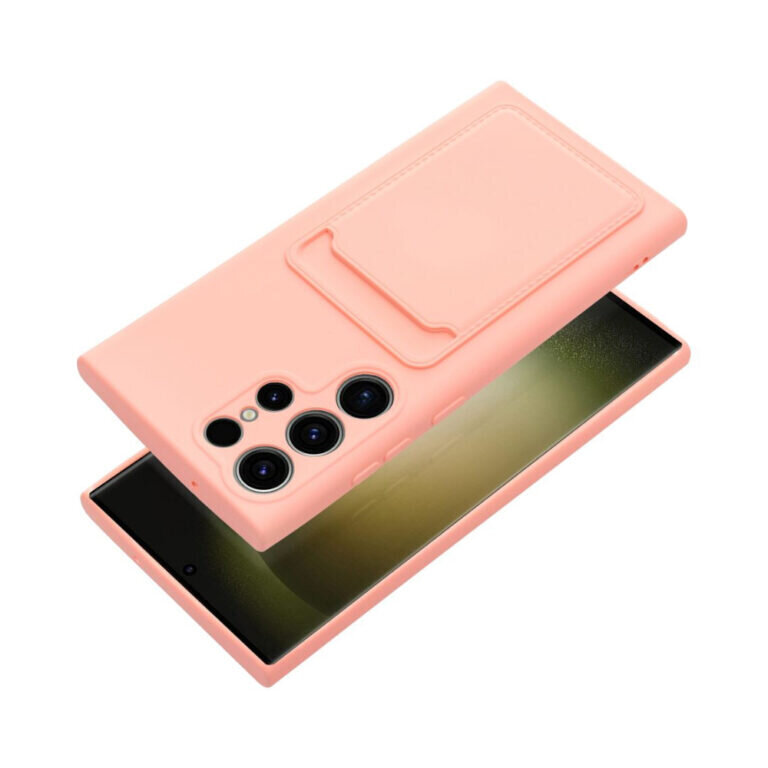 Forcell Card, rožinis kaina ir informacija | Telefono dėklai | pigu.lt