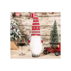 Kalėdinė dekoracija ant butelio Nykštukas baltas kaina ir informacija | Dekoracijos šventėms | pigu.lt