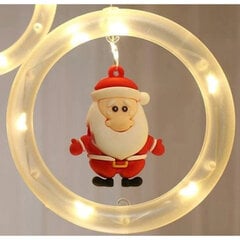 Kalėdinės dekoracijos su Kalėdų senelio motyvais, 3m kaina ir informacija | Girliandos | pigu.lt