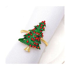 Kalėdinis servetėlių žiedas Eglutė 1vnt kaina ir informacija | Dekoracijos šventėms | pigu.lt