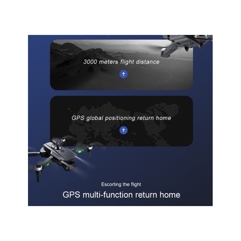 eStar RG101 Max GPS kaina ir informacija | Dronai | pigu.lt