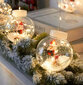 Šviečiantys Kalėdiniai žaisliukai su Kalėdų senelio motyvais, 3m kaina ir informacija | Dekoracijos šventėms | pigu.lt