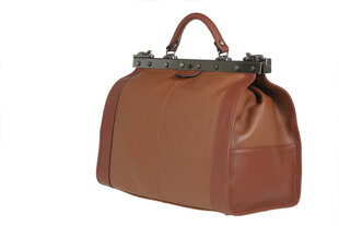 Дорожная сумка из светло-коричневой кожи Katana цена и информация | Чемоданы, дорожные сумки  | pigu.lt