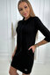 Suknelė moterims 24107, juoda цена и информация | Suknelės | pigu.lt