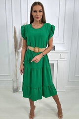 Suknelė moterims 24112, žalia kaina ir informacija | Suknelės | pigu.lt