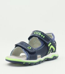 Clibee детские сандалии 440258 01, тёмно-синий /бежевый 440258*01-031 цена и информация | Детские сандали | pigu.lt
