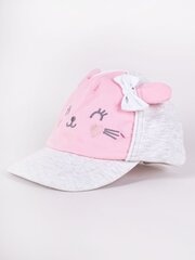 Kepurė mergaitėms 5904921612418, pilka kaina ir informacija | Kepurės, pirštinės, šalikai mergaitėms | pigu.lt
