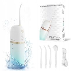 SHONA S200 PRO BEŽELIO DENTALINIS IRYGATORIUS + ETUI + 4 antgaliai цена и информация | Электрические зубные щетки | pigu.lt