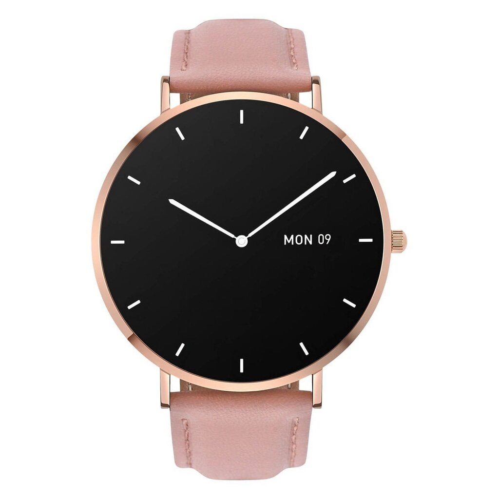 Garett Verona Gold/Pink Leather kaina ir informacija | Išmanieji laikrodžiai (smartwatch) | pigu.lt