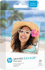 HP фотобумага Sprocket Zink 8.9x10.8 см 20 листов цена и информация | Аксессуары для фотоаппаратов | pigu.lt