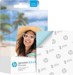 HP фотобумага Sprocket Zink 8.9x10.8 см 50 листов цена и информация | Аксессуары для фотоаппаратов | pigu.lt