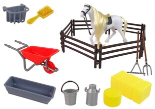 Žaislinis žirgas su priedais Lean Toys kaina ir informacija | Žaislai mergaitėms | pigu.lt