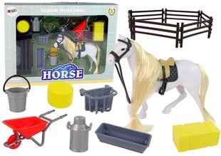 Žaislinis žirgas su priedais Lean Toys kaina ir informacija | Žaislai mergaitėms | pigu.lt