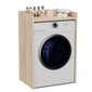Spintelė virš skalbimo mašinos Top E Shop Pola NP, ruda kaina ir informacija | Vonios spintelės | pigu.lt