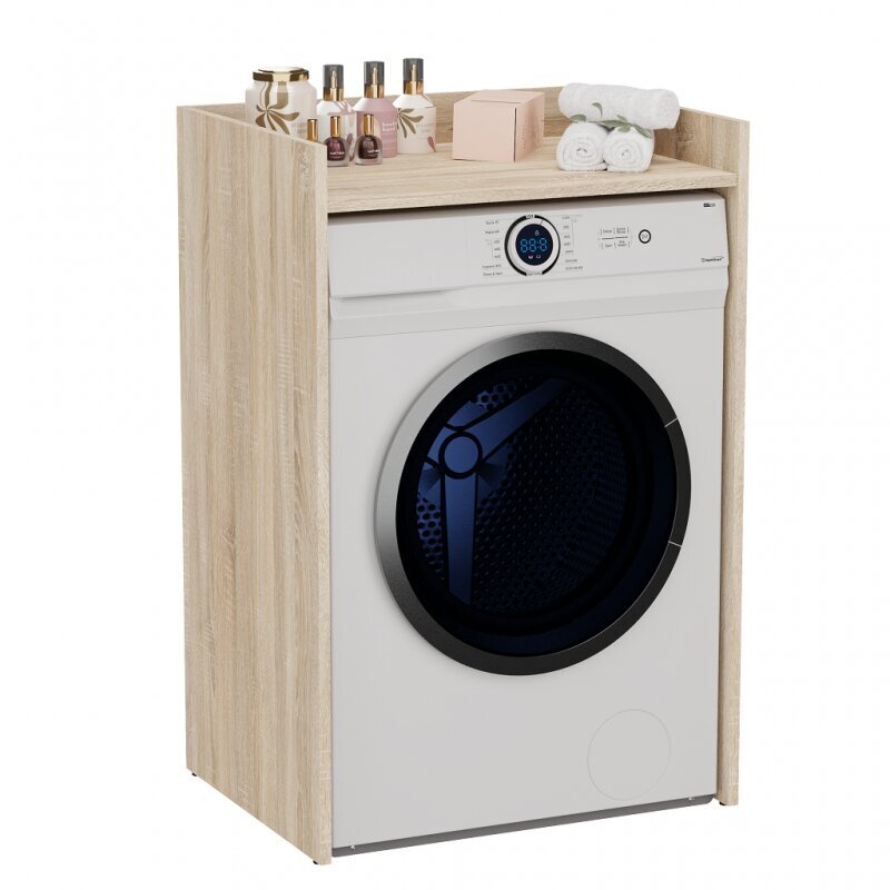 Spintelė virš skalbimo mašinos Top E Shop Pola NP, ruda kaina ir informacija | Vonios spintelės | pigu.lt