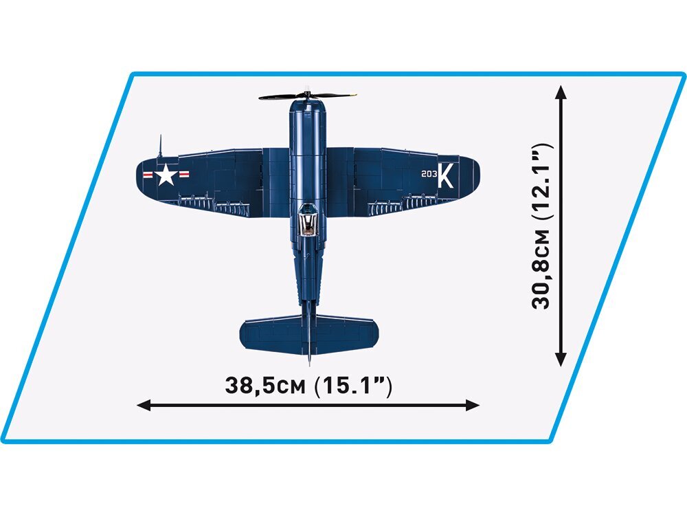 Konstruktorius Cobi F4U-4 Corsair, 1/32, 2417 kaina ir informacija | Konstruktoriai ir kaladėlės | pigu.lt