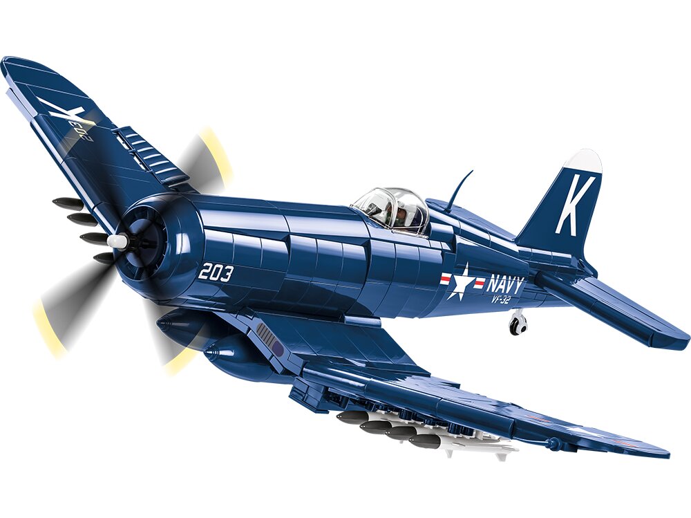 Konstruktorius Cobi F4U-4 Corsair, 1/32, 2417 цена и информация | Konstruktoriai ir kaladėlės | pigu.lt