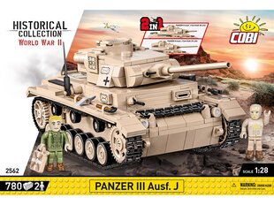 COBI - Конструктор Panzer III Ausf. J, 1/28, 2562 цена и информация | Конструкторы и кубики | pigu.lt