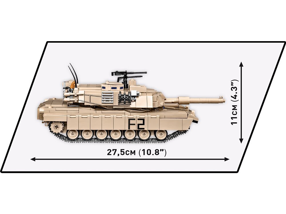 Konstruktorius Cobi M1A2 Abrams, 1/35, 2622 kaina ir informacija | Konstruktoriai ir kaladėlės | pigu.lt