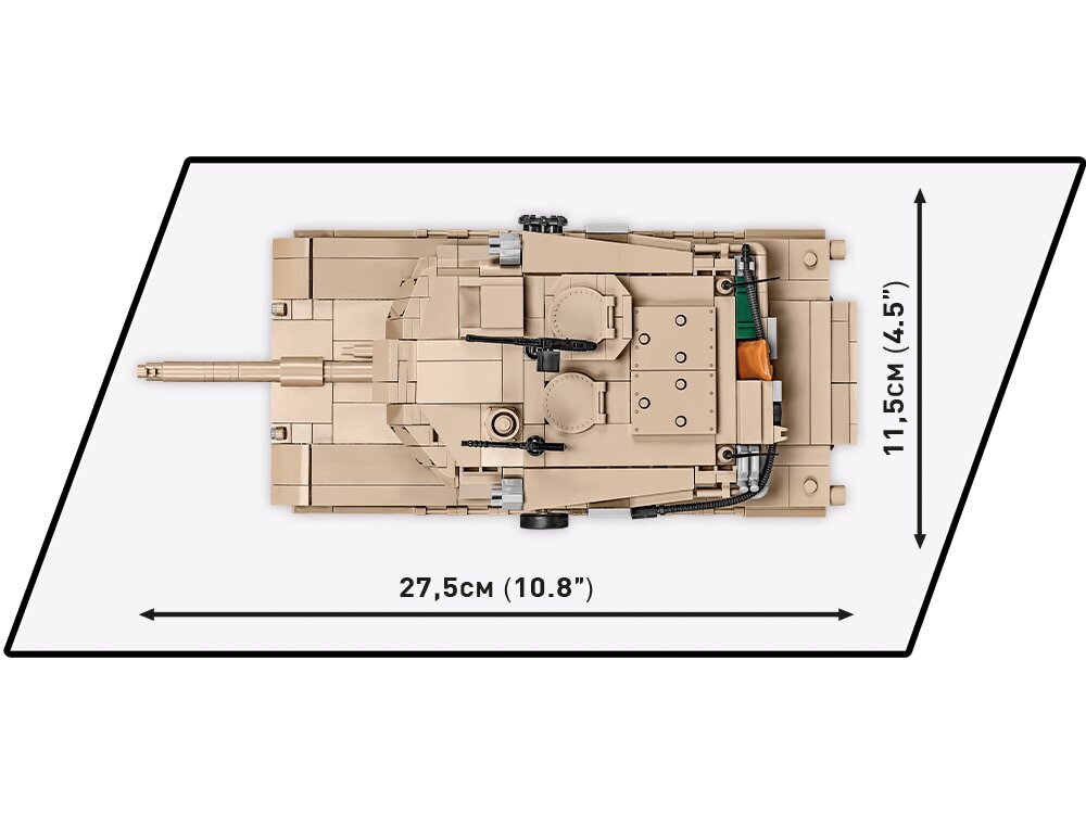 Konstruktorius Cobi M1A2 Abrams, 1/35, 2622 kaina ir informacija | Konstruktoriai ir kaladėlės | pigu.lt