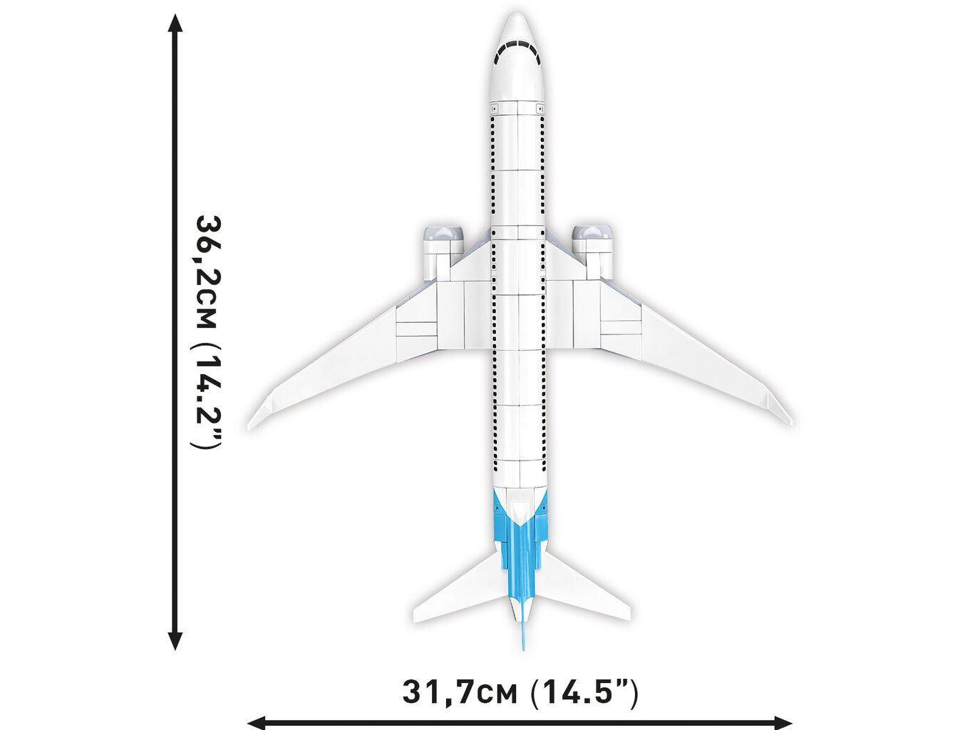 Konstruktorius Cobi Boeing 737-8, 1/110, 26608 цена и информация | Konstruktoriai ir kaladėlės | pigu.lt