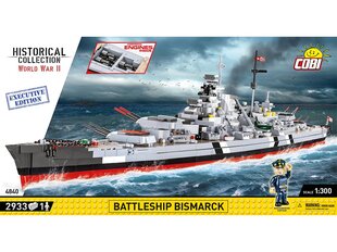COBI - Конструктор Battleship Bismarck - Executive Edition, 1/300, 4840 цена и информация | Конструкторы и кубики | pigu.lt
