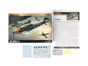 Eduard - Messerschmitt Bf 109E-4 Profipack, 1/72, 7033 цена и информация | Конструкторы и кубики | pigu.lt