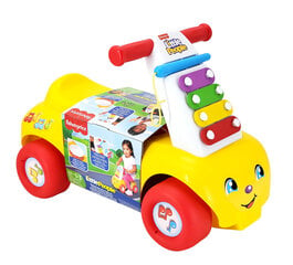 Paspiriama muzikinė mašinėlė Fisher Price, geltona kaina ir informacija | Žaislai kūdikiams | pigu.lt