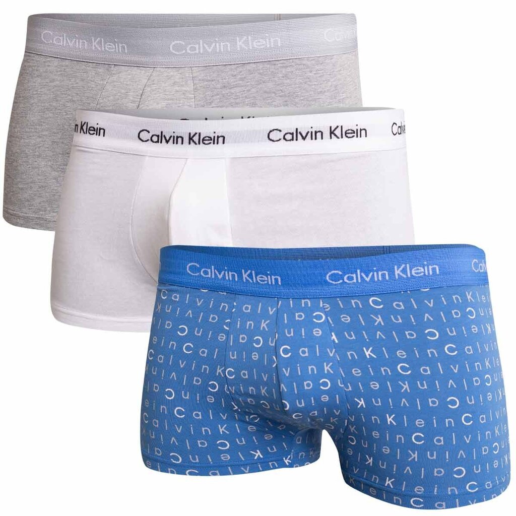 Trumpikės vyrams Calvin Klein Underwear 77004, 3 vnt. kaina ir informacija | Trumpikės | pigu.lt