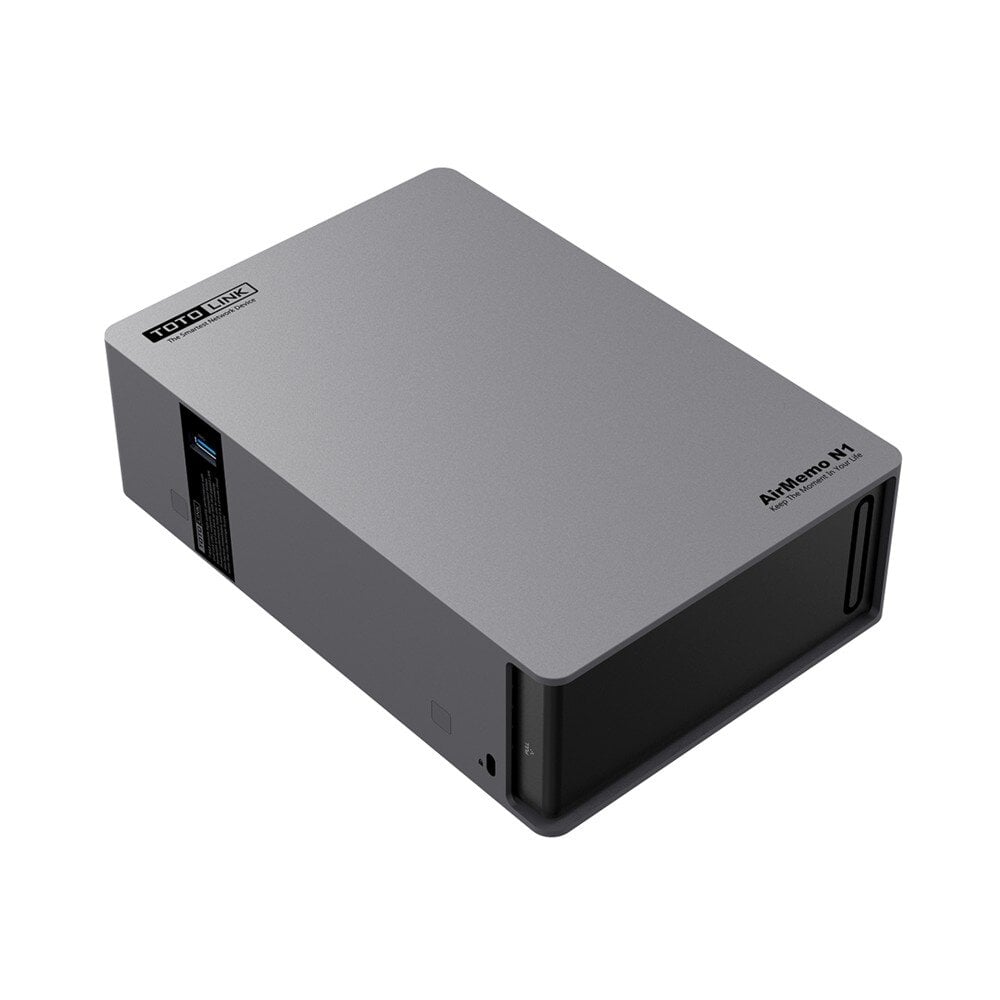 Totolink AirMemo N1 Serveris NAS 1x SATA, 2 GB RAM, 1x RJ45 1000 Mb/s, 1x USB 3.0 kaina ir informacija | Serveriai | pigu.lt