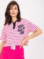 Marškinėliai moterims Fancy 2016103223664, rožiniai kaina ir informacija | Marškinėliai moterims | pigu.lt