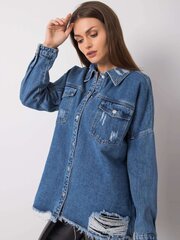 Marškiniai moterims Factory Price 2016102756682, mėlyni kaina ir informacija | Palaidinės, marškiniai moterims | pigu.lt