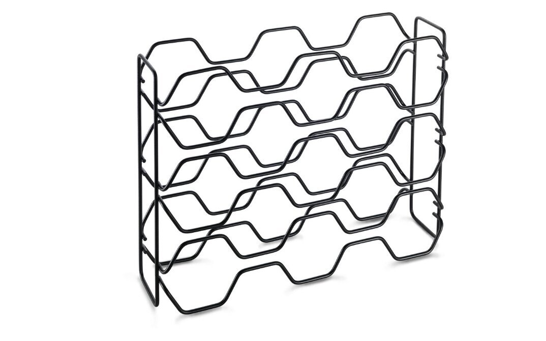 Butelių laikiklis, 43x12x34 cm kaina ir informacija | Virtuvės įrankiai | pigu.lt