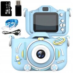 Vaikiška skaitmeninė kamera Astronaut, mėlyna kaina ir informacija | Lavinamieji žaislai | pigu.lt