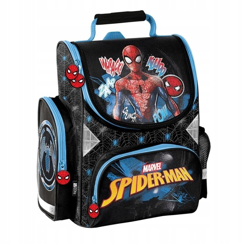 Mokyklinė kuprinė Paso Spiderman su priedais kaina ir informacija | Kuprinės mokyklai, sportiniai maišeliai | pigu.lt