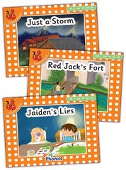 Jolly Phonics Orange Level Readers Set 4: in Precursive Letters (British English edition) цена и информация | Книги для детей | pigu.lt