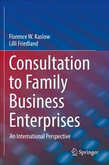 Consultation to Family Business Enterprises: An International Perspective 1st ed. 2021 kaina ir informacija | Ekonomikos knygos | pigu.lt