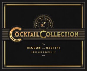 Wm Brown Cocktail Collection: The Negroni and The Martini: Book and Coaster Set цена и информация | Книги рецептов | pigu.lt