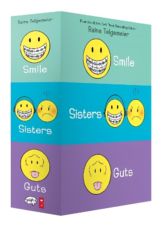 Smile/sisters/guts box set цена и информация | Knygos paaugliams ir jaunimui | pigu.lt