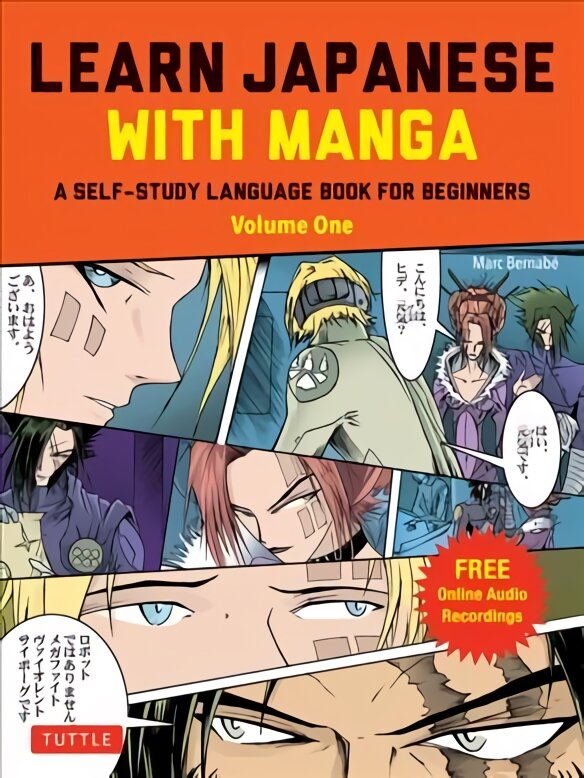 Learn Japanese with Manga Volume One: A Self-Study Language Book for Beginners - Learn to read, write and speak Japanese with manga comic strips! (free online audio), Volume 1 kaina ir informacija | Užsienio kalbos mokomoji medžiaga | pigu.lt