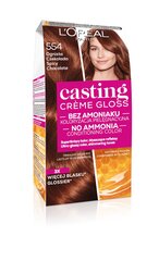 Plaukų dažai L'Oreal Paris Casting Creme Gloss, 554 Spicy Chocolate kaina ir informacija | Plaukų dažai | pigu.lt