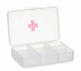 Коробочка для таблеток набор Прозрачный Пластик (12 штук) цена и информация | Mедицинский уход | pigu.lt