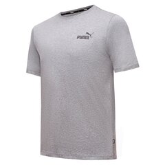 Ess small logo tee puma 58666803 vīriešiem pilka men's grey цена и информация | Мужские футболки | pigu.lt