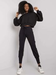 Женские черные спортивные штаны цена и информация | Спортивная одежда для женщин | pigu.lt