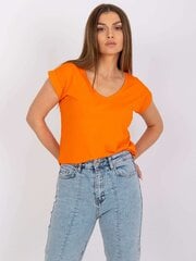 Marškinėliai moterims, oranžiniai kaina ir informacija | Marškinėliai moterims | pigu.lt