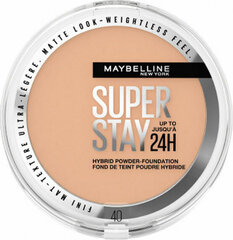 Makiažo pagrindas Maybelline Superstay 24h Hybrid Powder-Foundation 40, 9g kaina ir informacija | Makiažo pagrindai, pudros | pigu.lt