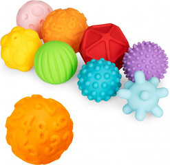 Sensoriniai kamuoliukai Multistore, 8 vnt kaina ir informacija | Lavinamieji žaislai | pigu.lt