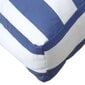 Pagalvėlės sofai iš palečių vidaXL, 2 vnt., mėlynos/baltos цена и информация | Pagalvės, užvalkalai, apsaugos | pigu.lt